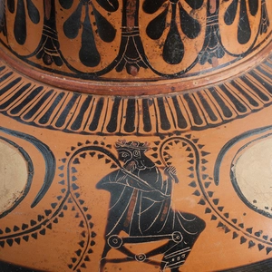 Greek black-figure eye amphora, Athens, c.530-520 BC, manner of the Antimenes Painter