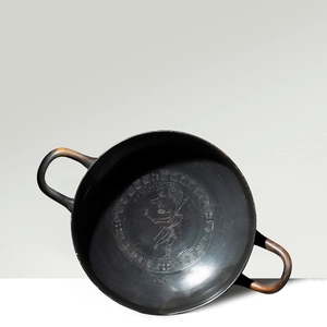 Greek black-glaze kylix, Athens, c.450-400 BC
