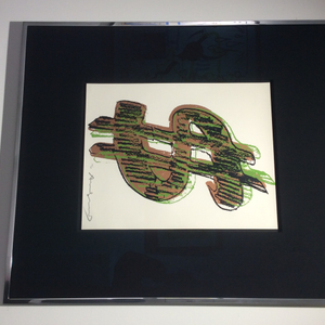 Andy Warhol, $ (1) UNIQUE *SOLD*, 1982