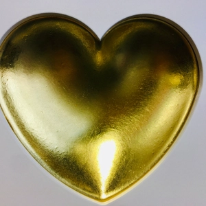 RYCA (Ryan Callanan), Heart diptych in Red and Gold (unique), 2023