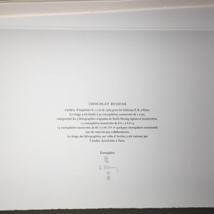 Keith Haring, Chocolate Buddha (Complete Portfolio), 1989