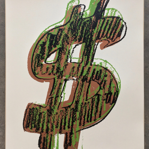 Andy Warhol, $ (1) UNIQUE *SOLD*, 1982