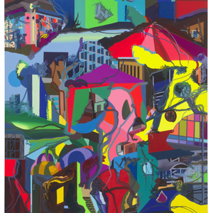 艾稞曼 Franz Ackermann, 大帐篷 Zum groβen Zelt, 2018