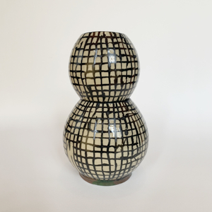 Martin Poppelwell, Grid Sphere Stack (small globe), 2016-17