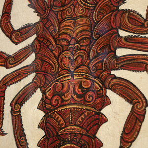 Michel Tuffery, Tupaia's Koura from Opoutama, Tolaga Bay, 2022