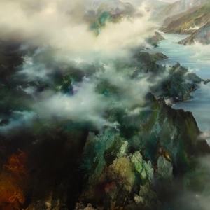 Simon Edwards, Descent Through Cloud, 2026