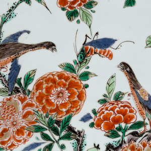 A LARGE FAMILLE VERTE PIECRUST DISH, Kangxi (1662 1722)