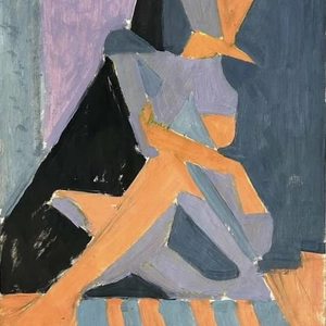 Marceau Constantin, Nu cubiste, 1955