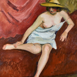 Jean Marchand, Nue au chapeau, c. 1920