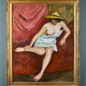Jean Marchand, Nue au chapeau, c. 1920