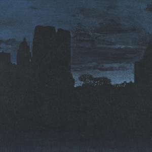 Jean-Baptiste Sécheret, Central Park, soir - Bleus - #8, 2020