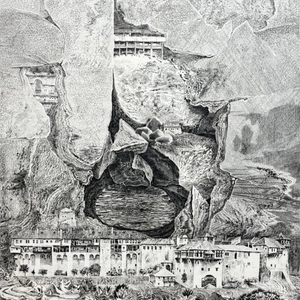 Jacques Muron, La cité aux rochers, 1976