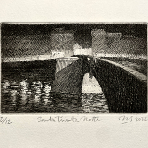 Nicolas Sage, Santa Trinita, notte, 2022