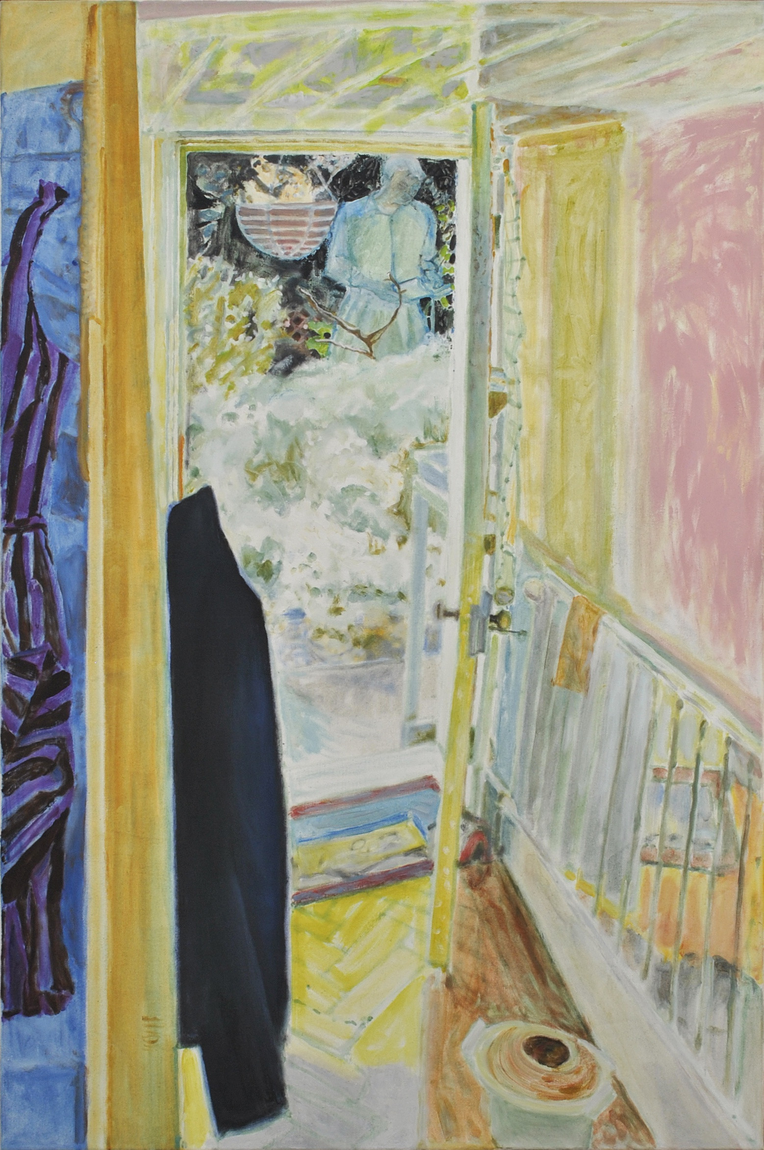 Dress on the Stairs, 1986 oil on canvas 137 &times; 91 cm (54 &times; 35&frac34; in) (MH001)