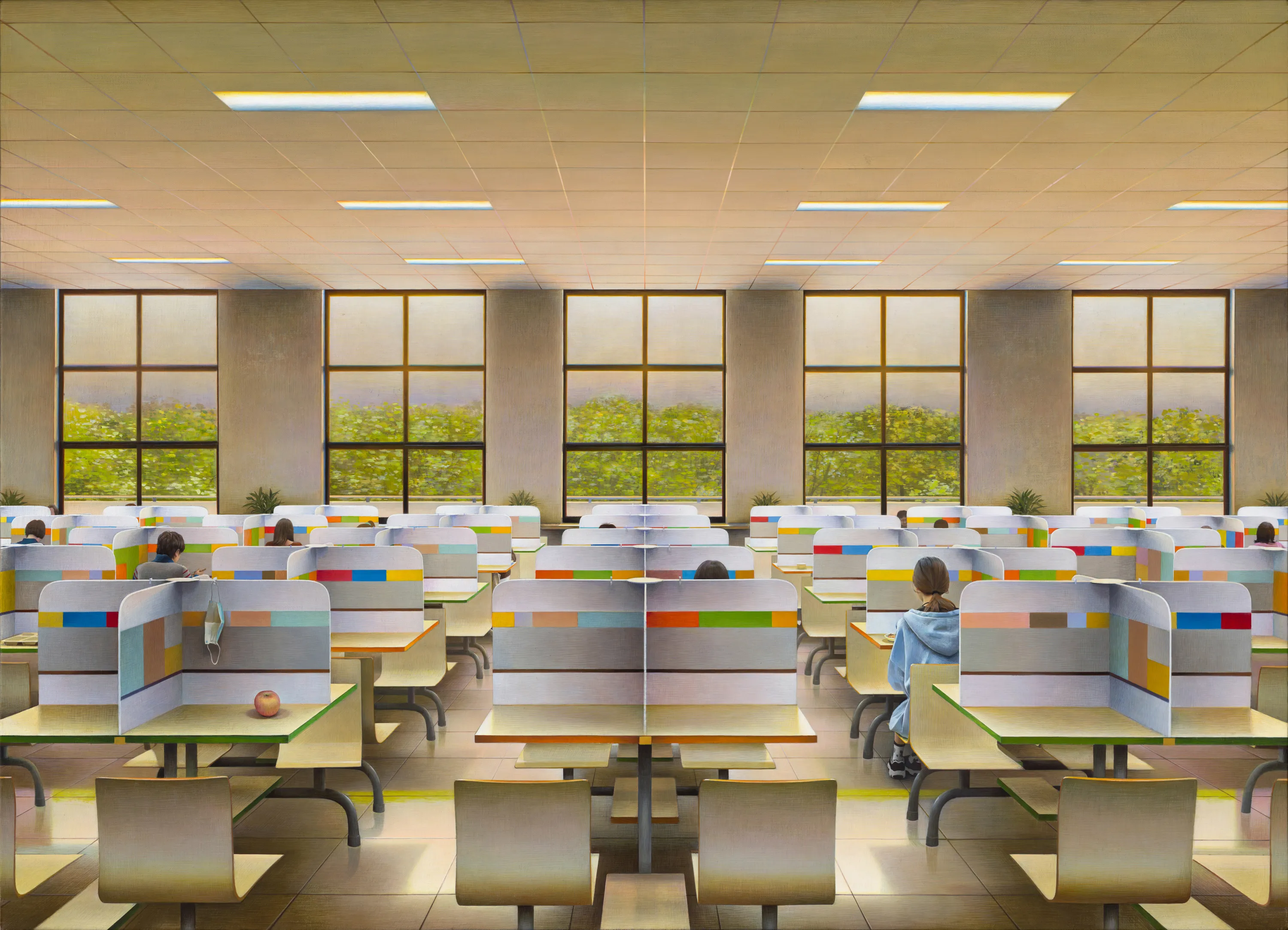 張安 ZHANG An, 疫情期間的食堂Canteen during the Epidemic, 2021