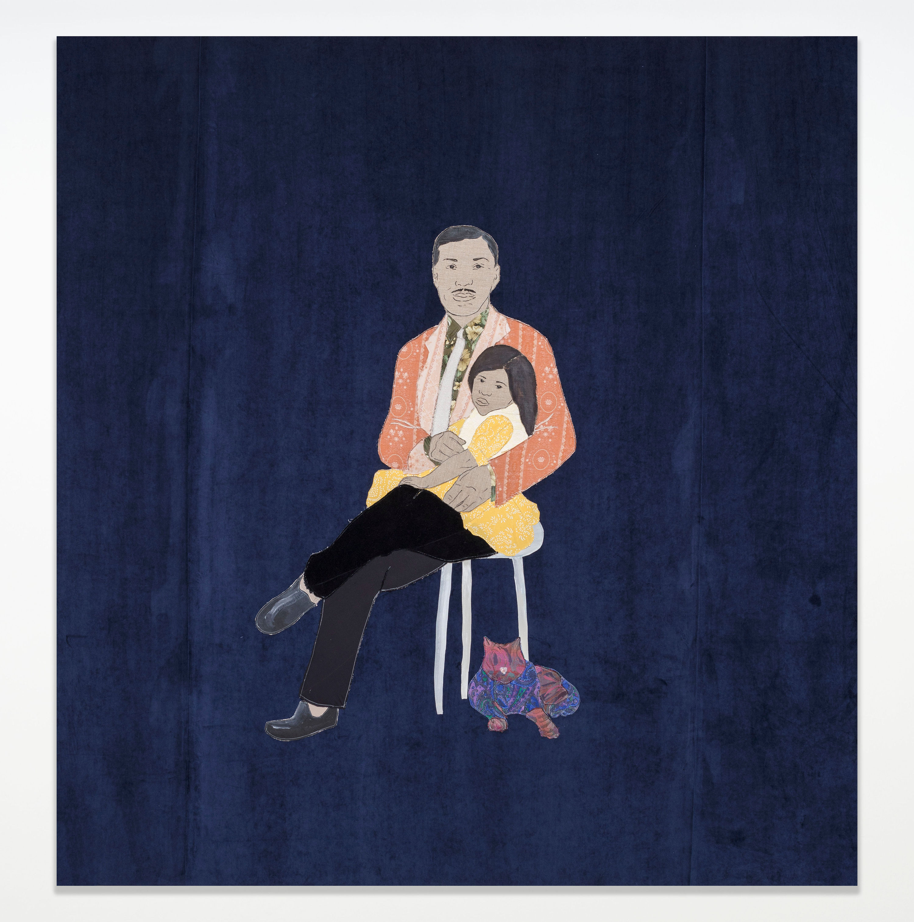 Augustyn Gabor with his daughter Elżbieta, from the series Siukar Manusia, 2022