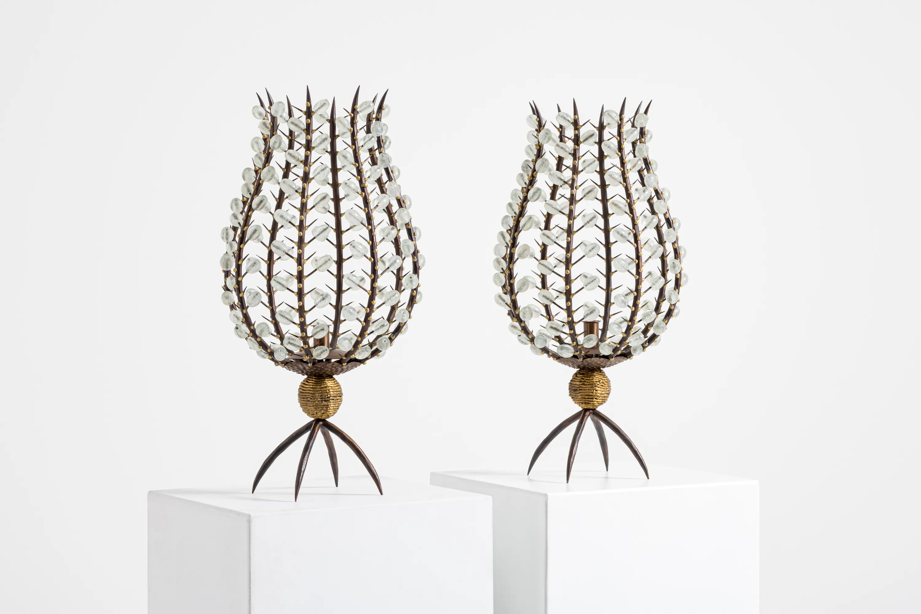 André Dubreuil, "Perles" candelabra, c. 1990