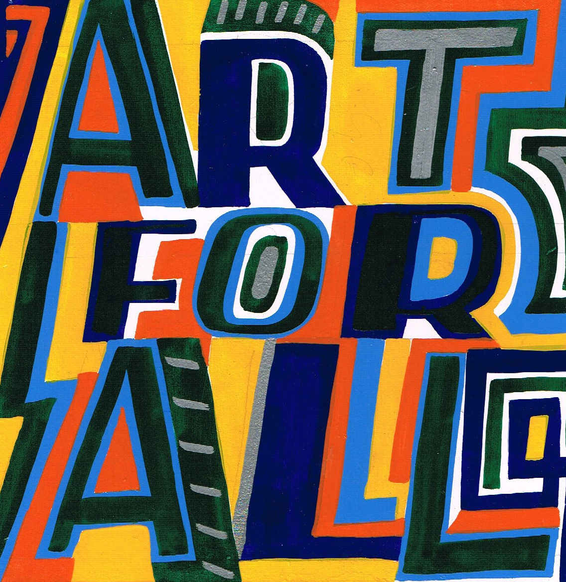 Bob and Roberta Smith, Art for All, 2022
