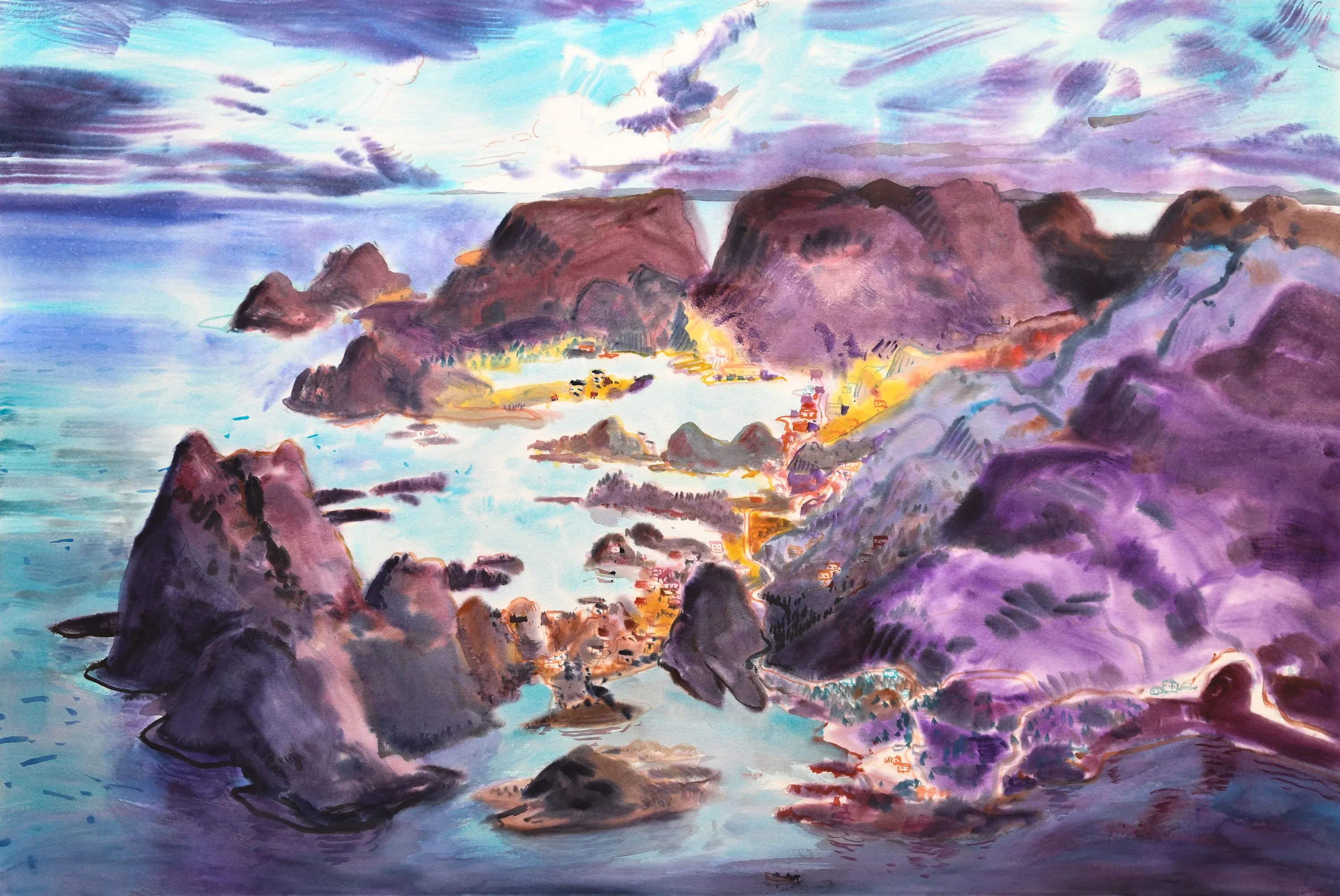 John Hartman, Salvage From Above Cow Head, 2024