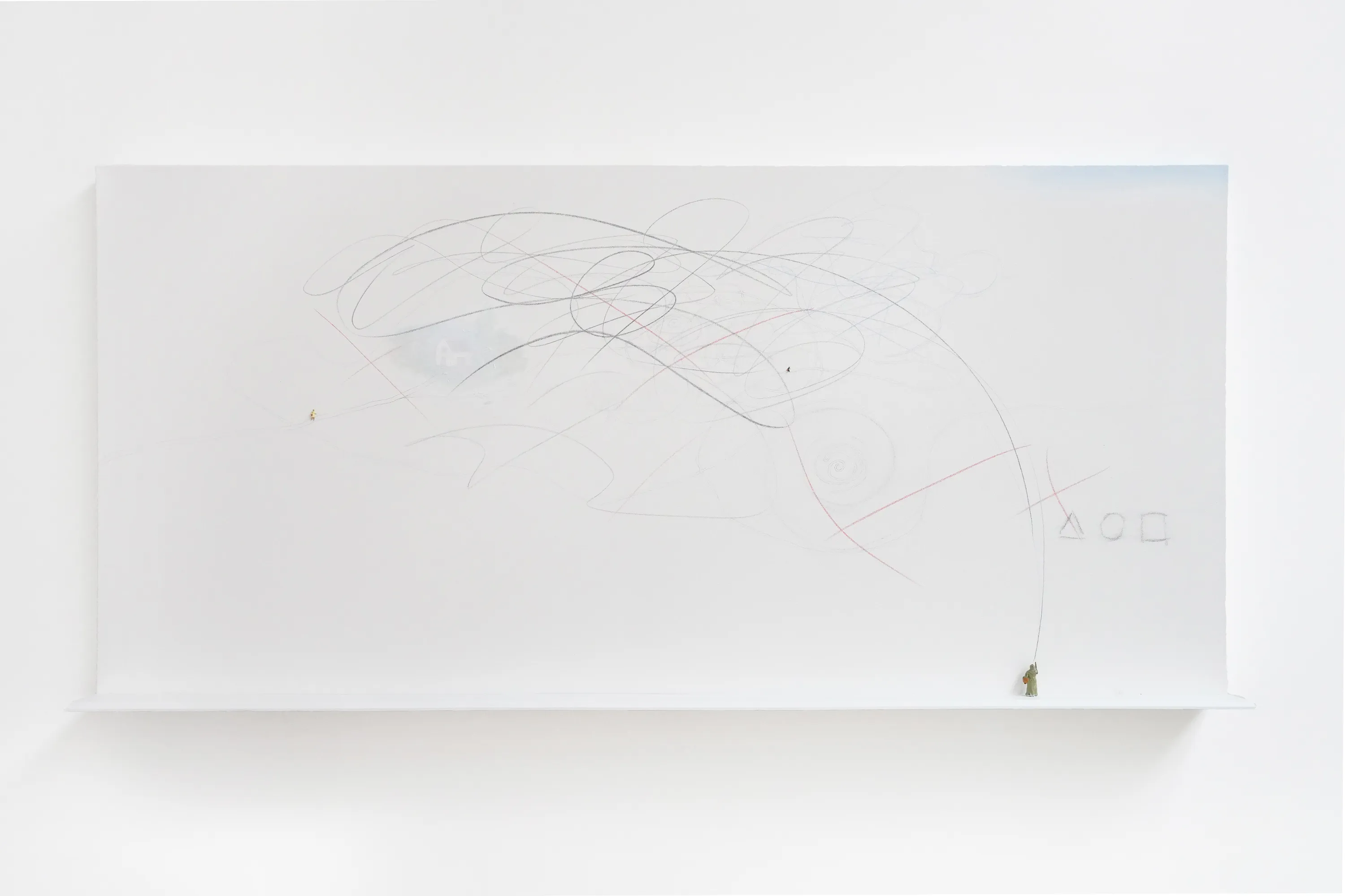 Liliana Porter, Untitled- Woman in long dress, 2020