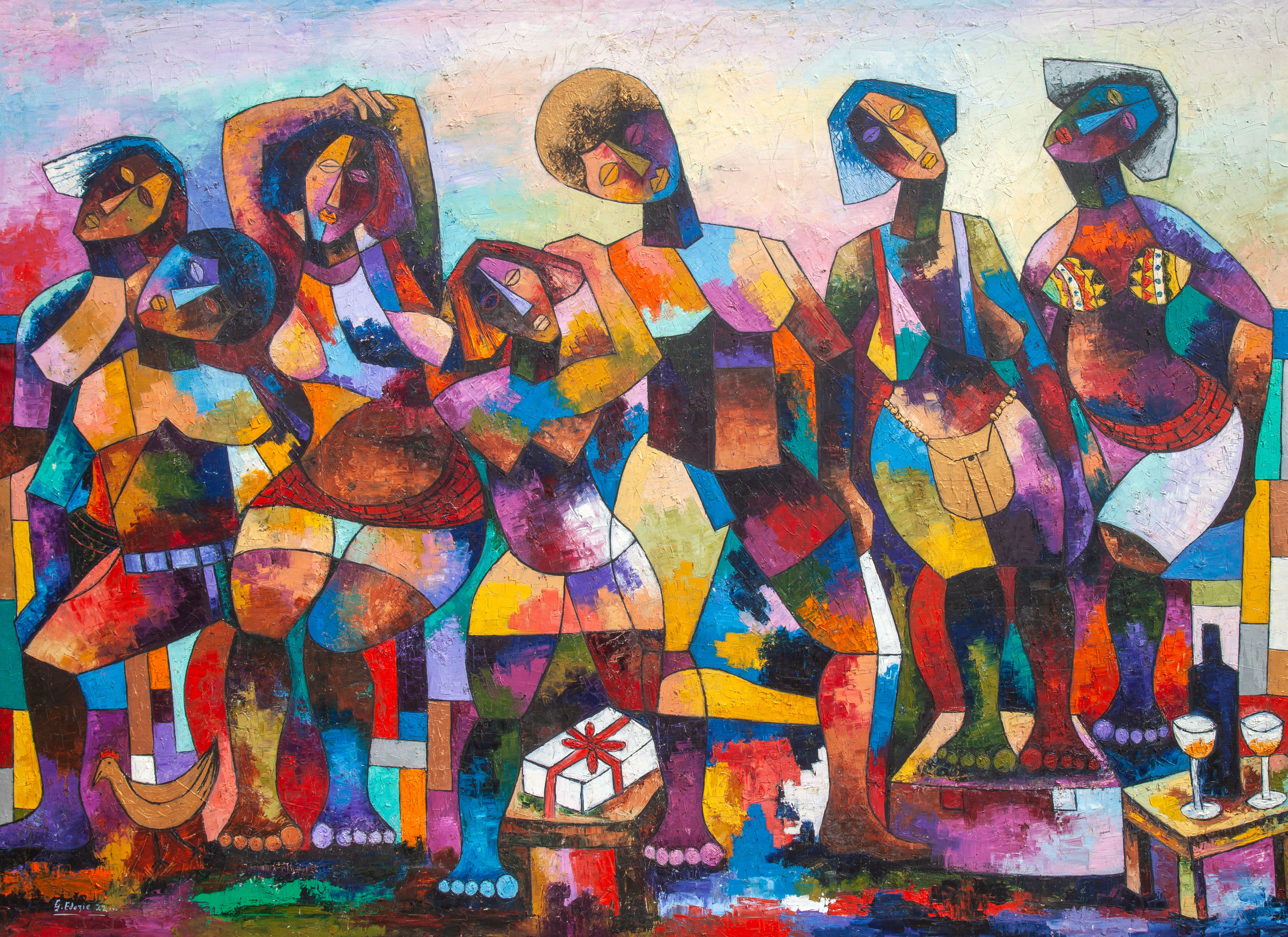 George Edozie, Dinner Party 2, 2022