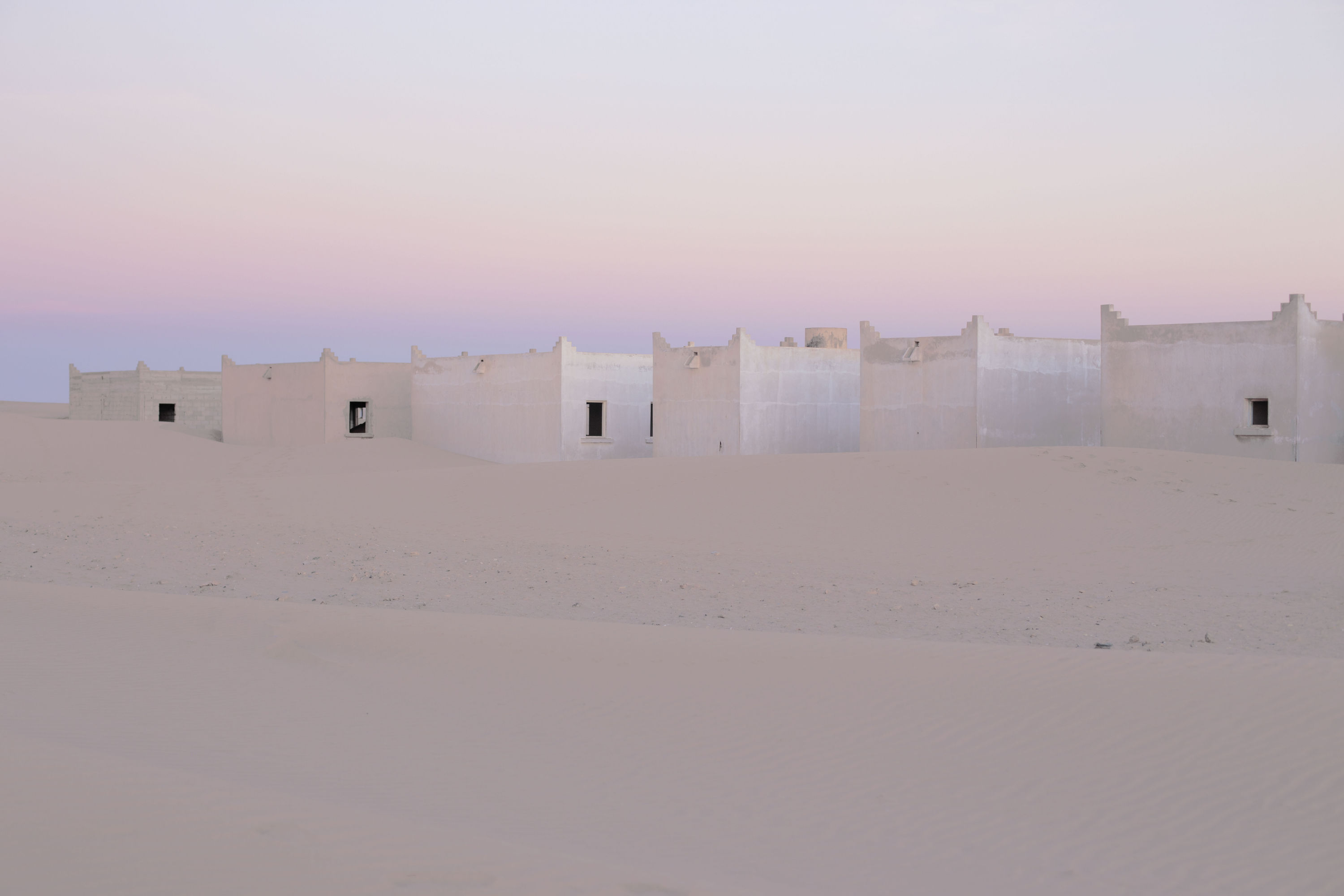 Context of the artwork From the series 80 Miles to Atlantis By the yard III Tarfaya buried open door I...