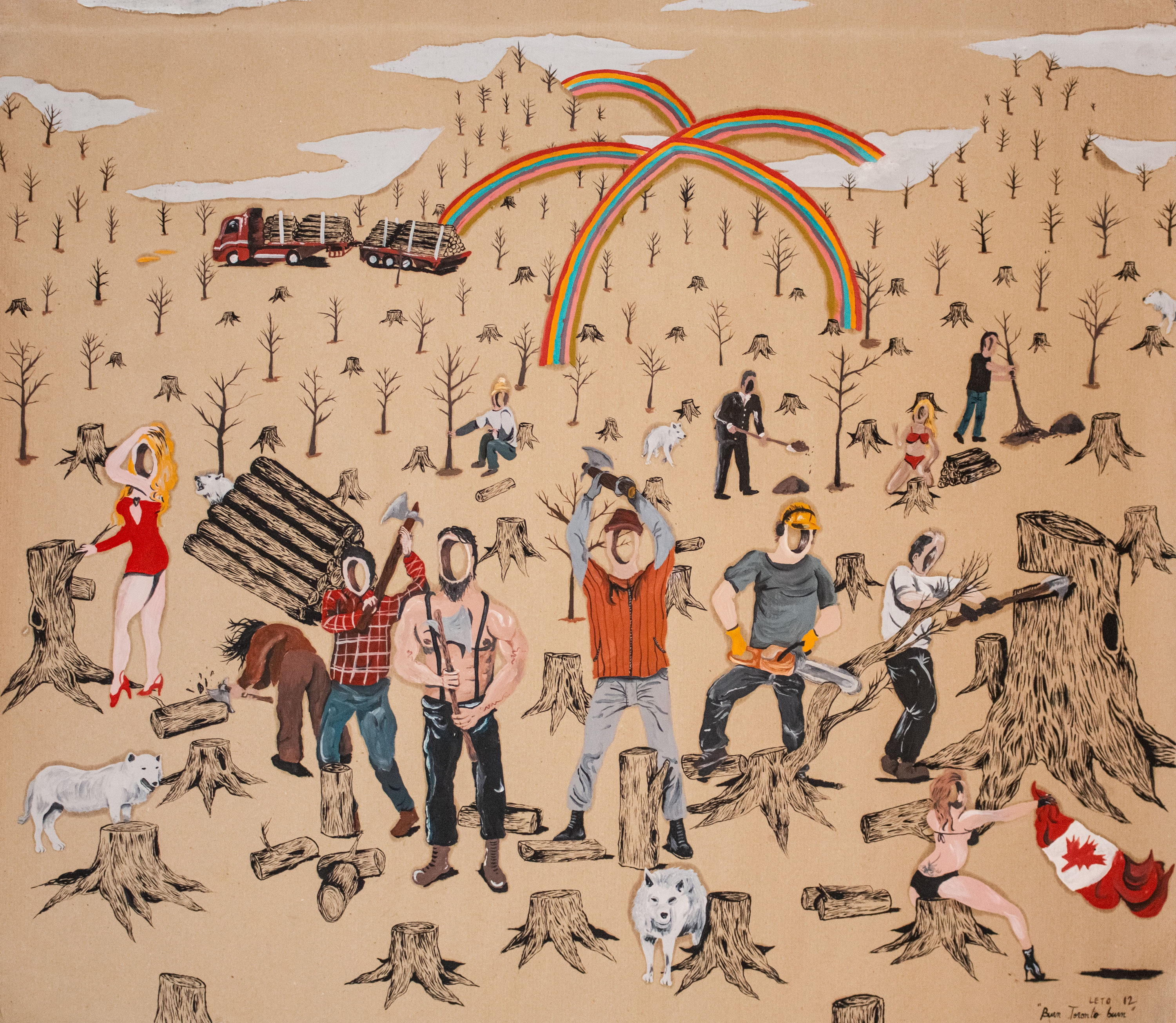 Yann Leto's Works on Paper