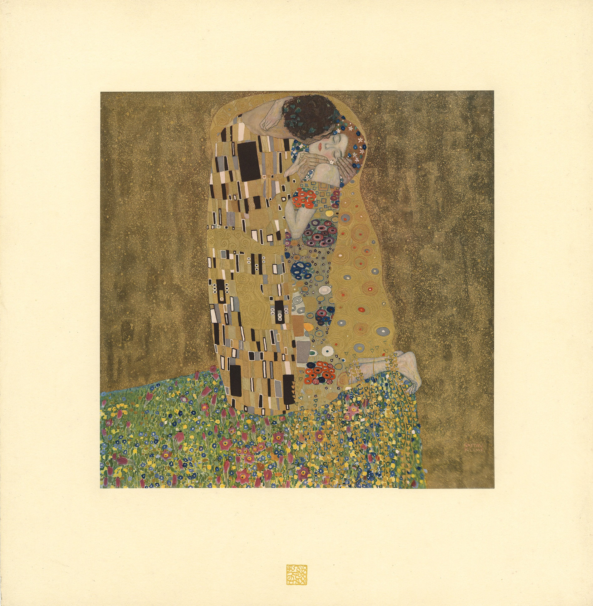 Gustav Klimt, The Kiss, 1908-1914
