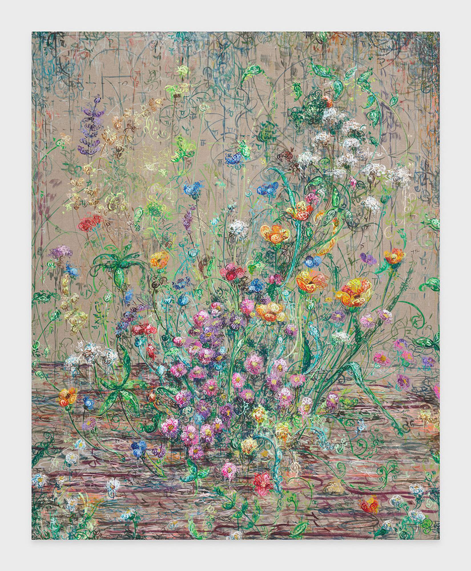 KYSA JOHNSON, GHOSTS IN COMMON - 1348/2022 (FILL YOUR EMPTY SUN WITH FLOWERS) - SUBATOMIC DECAY PATTERNS AND WILDFLOWERS 2,...