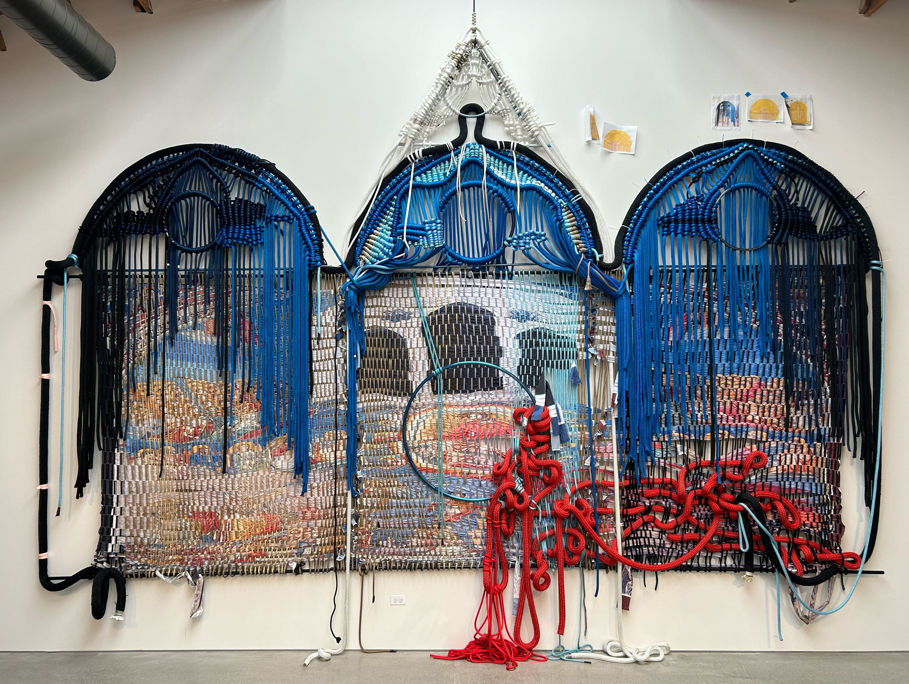 Jacqueline Surdell, SUDDENLY, SHE WAS HELL-BENT AND RAVVENOUS (AFTER GIOTTO), 2024