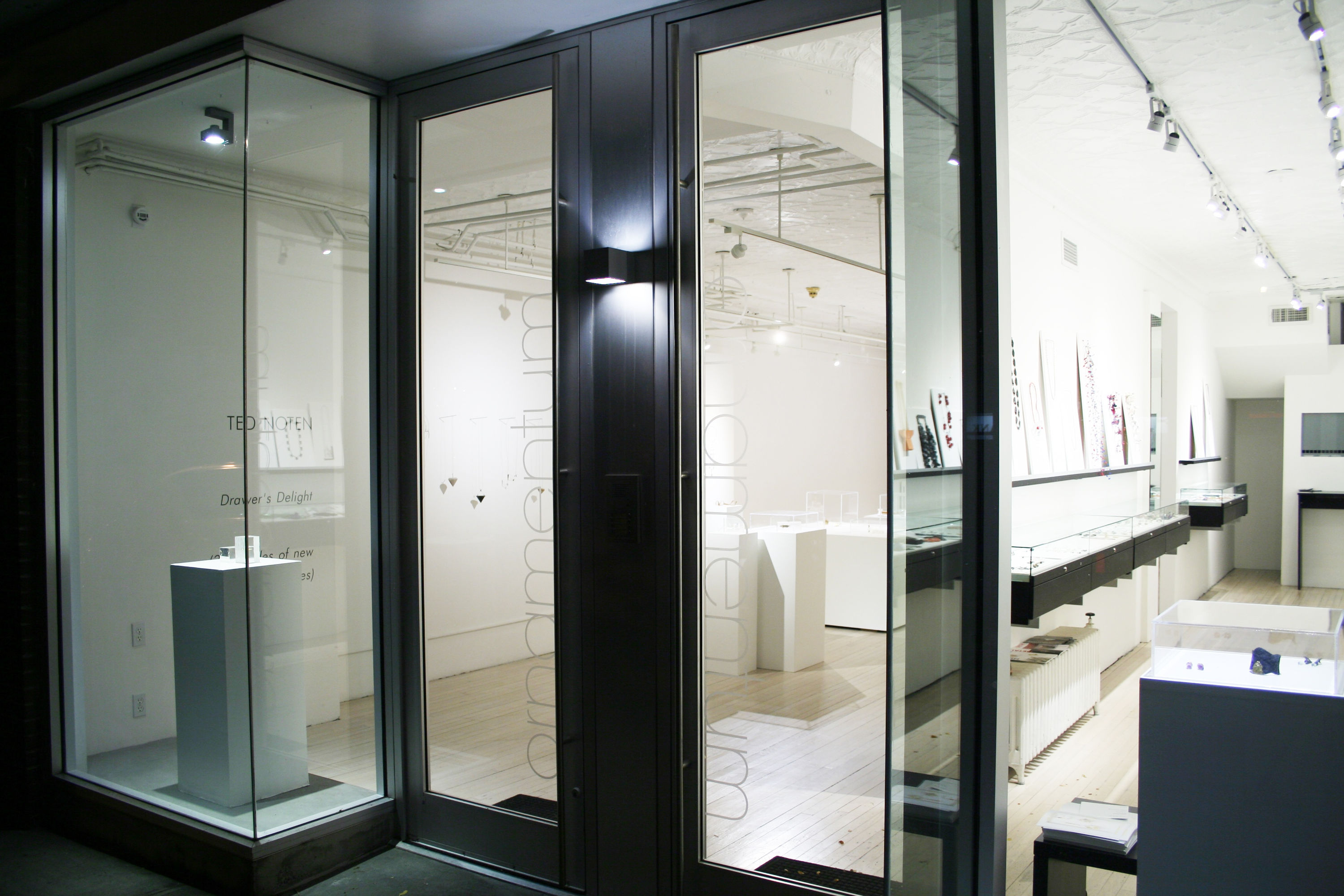 About Founded in 2002, Ornamentum Gallery exhibits a dynamic collection of contemporary jewelry as well as related objects and artworks....