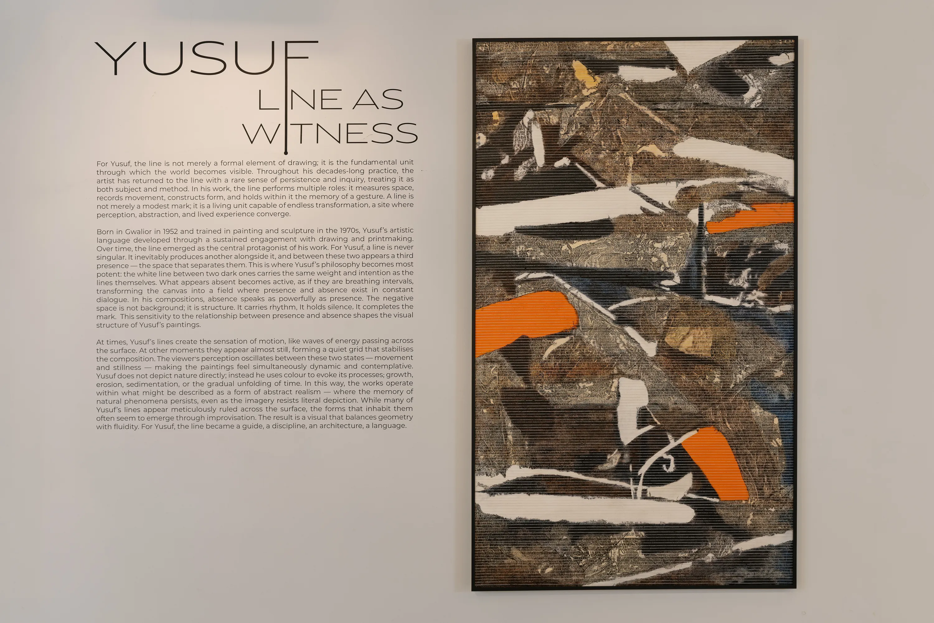 'Line as witness' is an accumulation of works by Yusuf spanning years of his practice. Yusuf’s art is an ongoing...