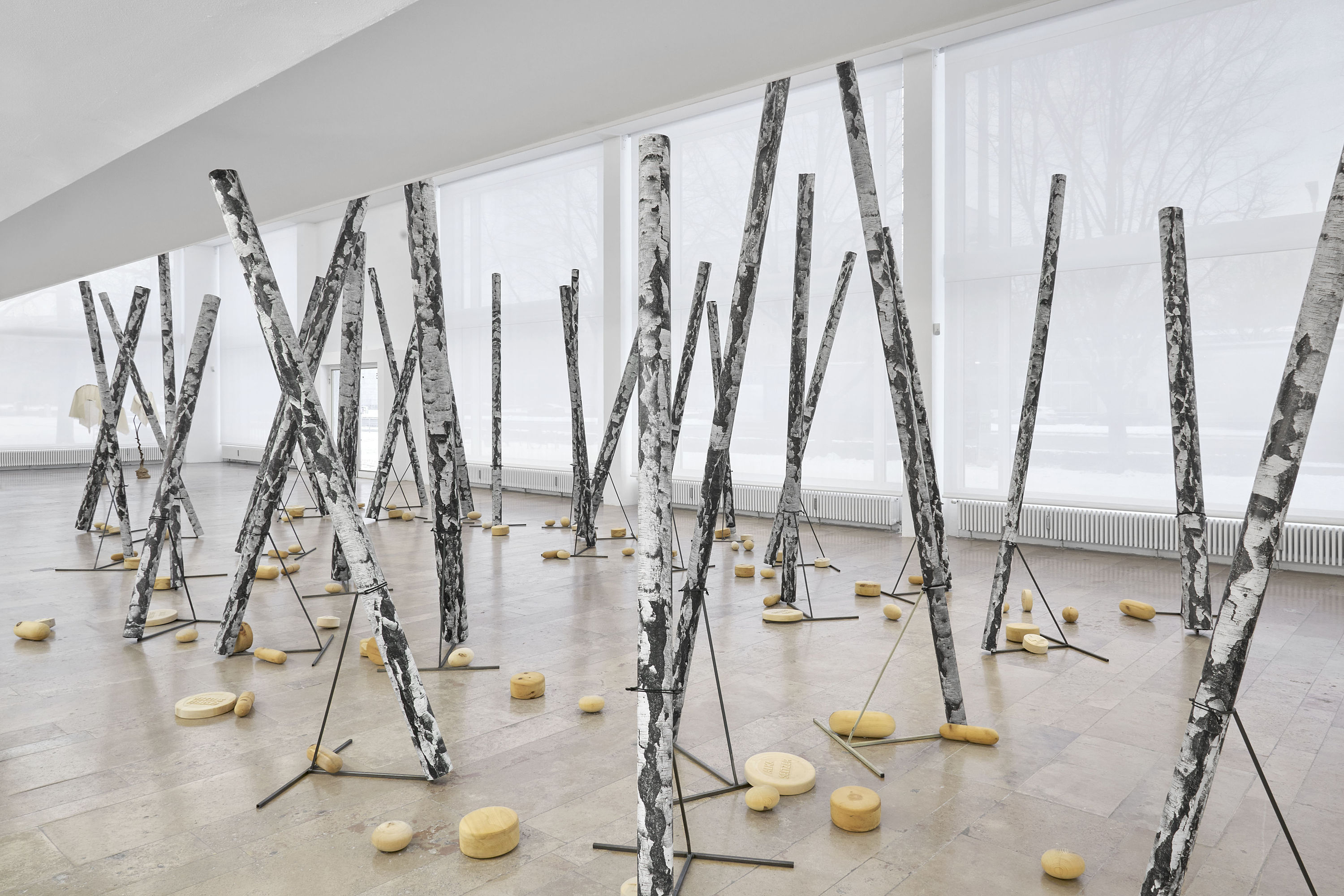 Martin Kippenberger, Jetzt geh ich in den Birkenwald, denn meine Pillen wirken bald, 1991