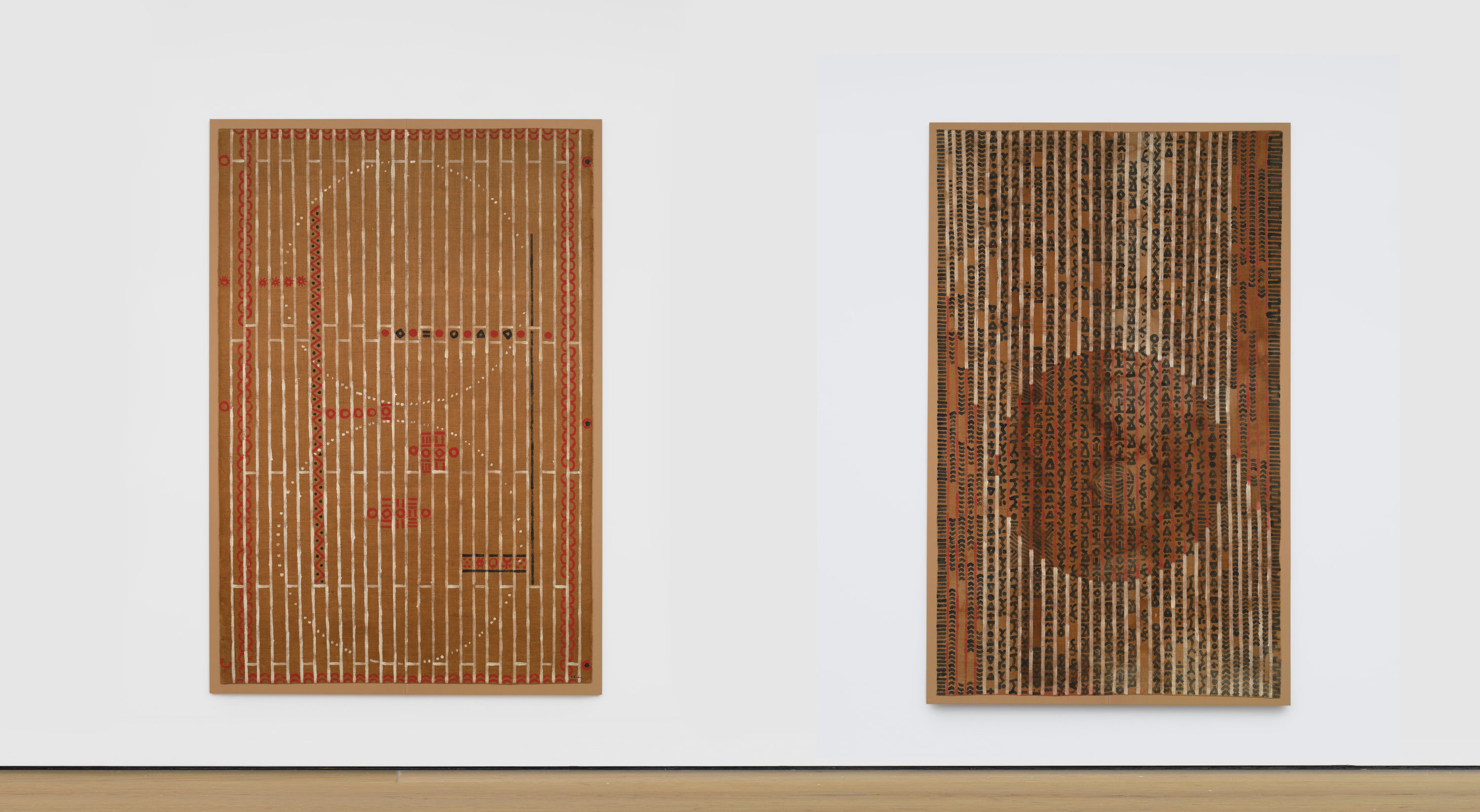 Li yuan-chia Hanging Hessians Installation, 1970 c.