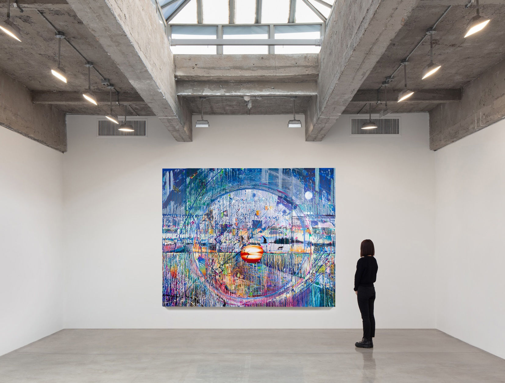Sarah Sze 2025 Painting in space
