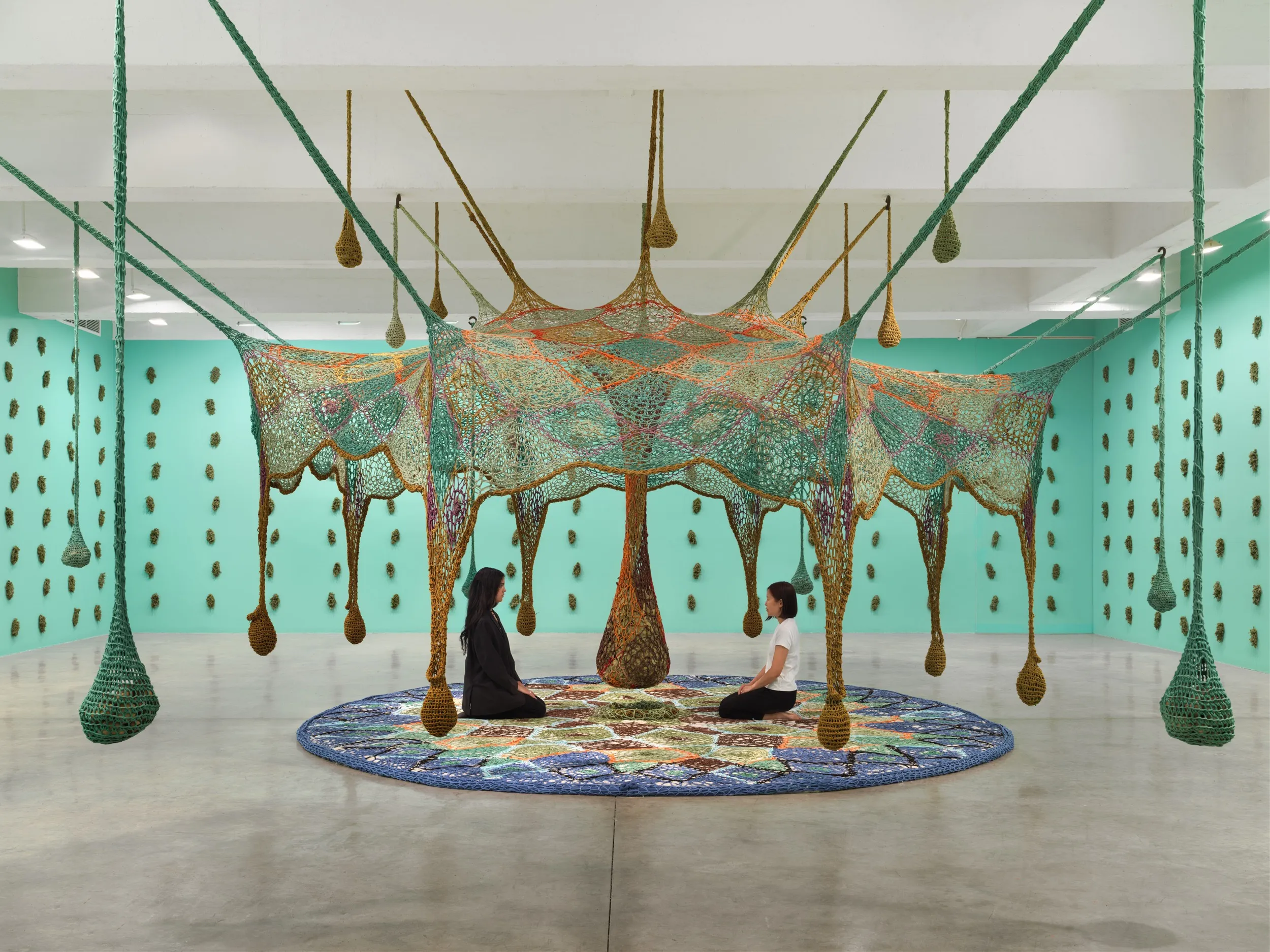 install view of Ernesto Neto's exhibition