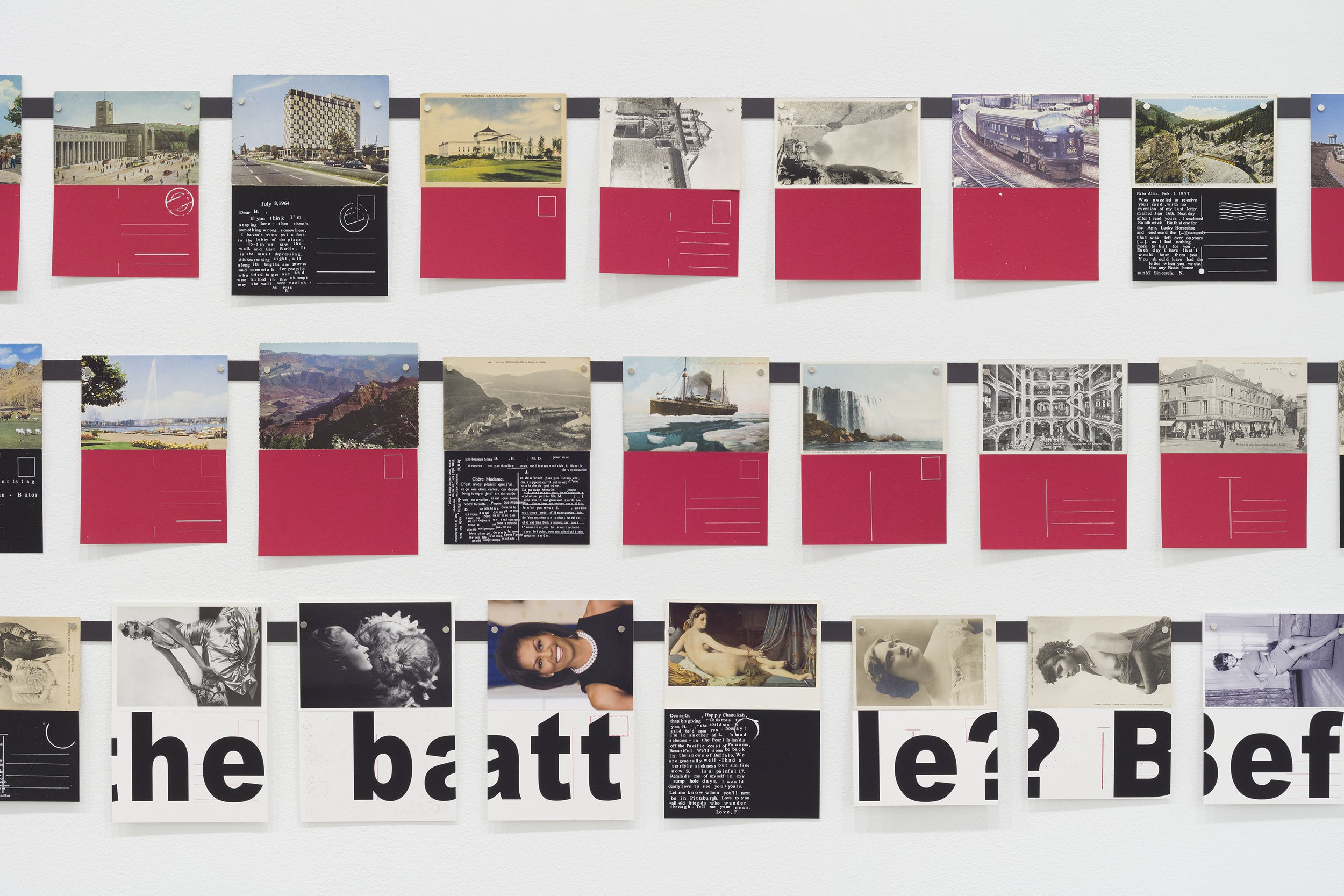 postcard installation