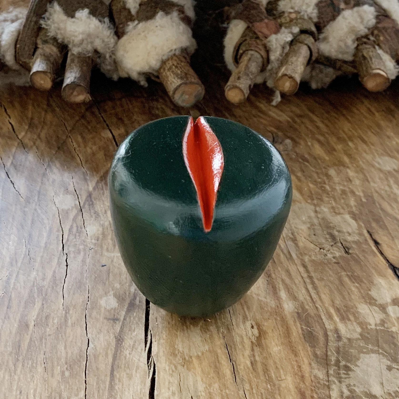 Jacques Dhont The Busy Bee Has No Time For Sorrow, 2021 Wattle bark, wood, sisal, sheepskin, metal and enamel paint...