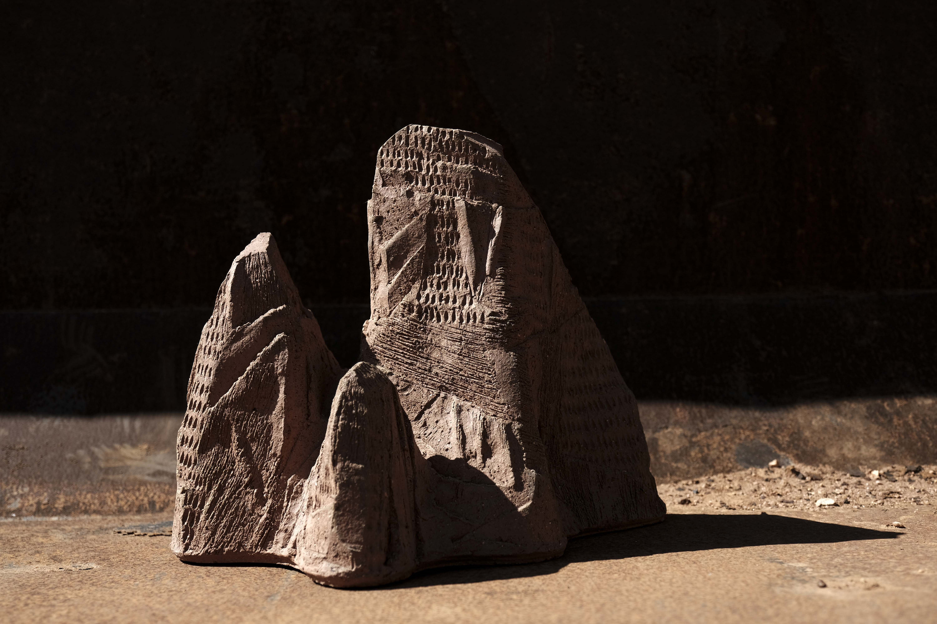 Often refered to as mud mountains, earthforms are an exploration of monumental moments in nature. Textures and forms are extracted...