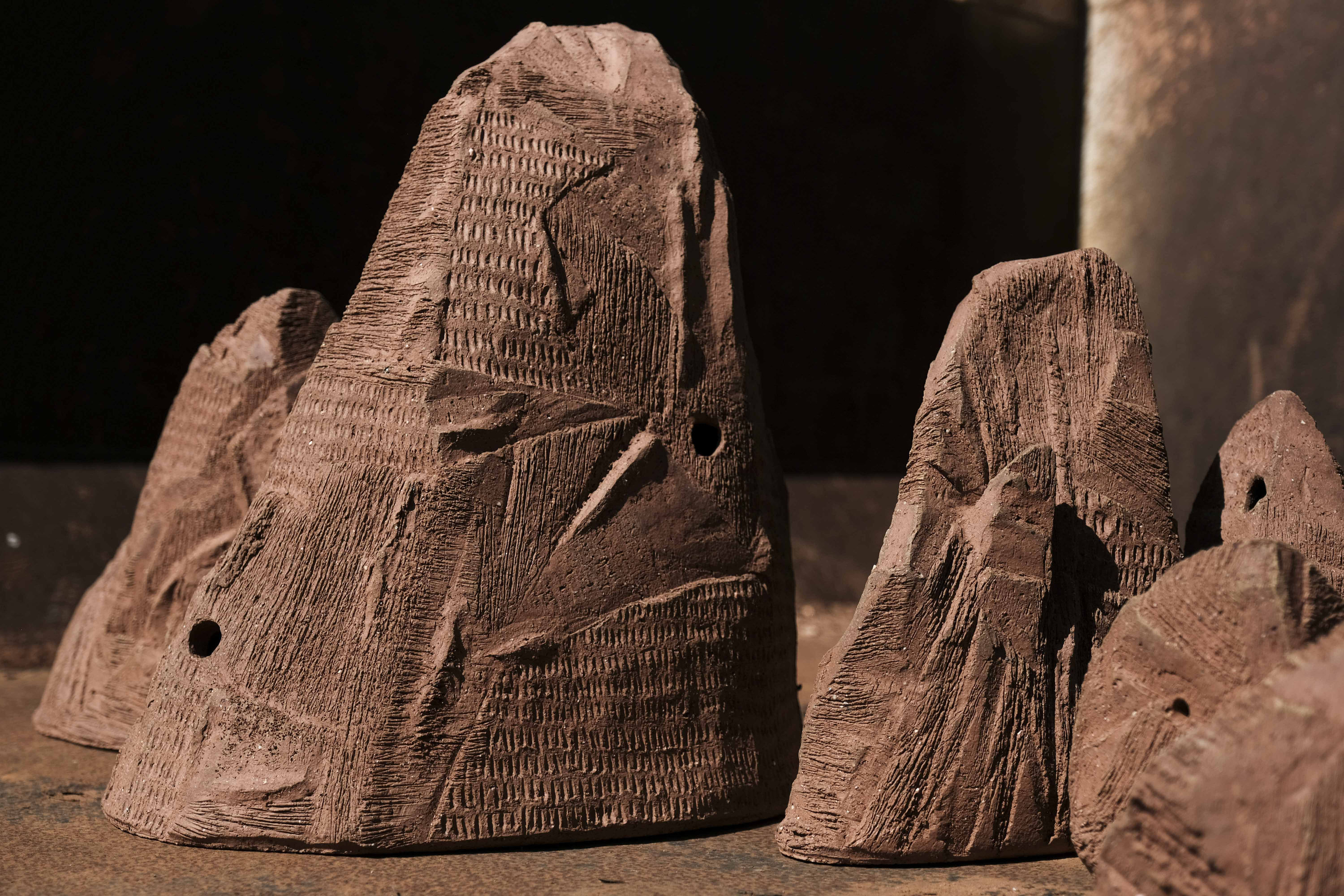 Often refered to as mud mountains, earthforms are an exploration of monumental moments in nature. Textures and forms are extracted...