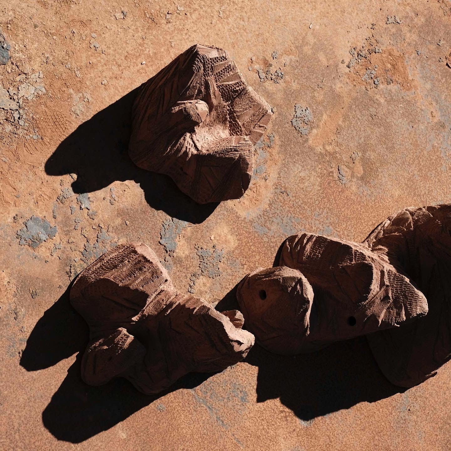 Often refered to as mud mountains, earthforms are an exploration of monumental moments in nature. Textures and forms are extracted...