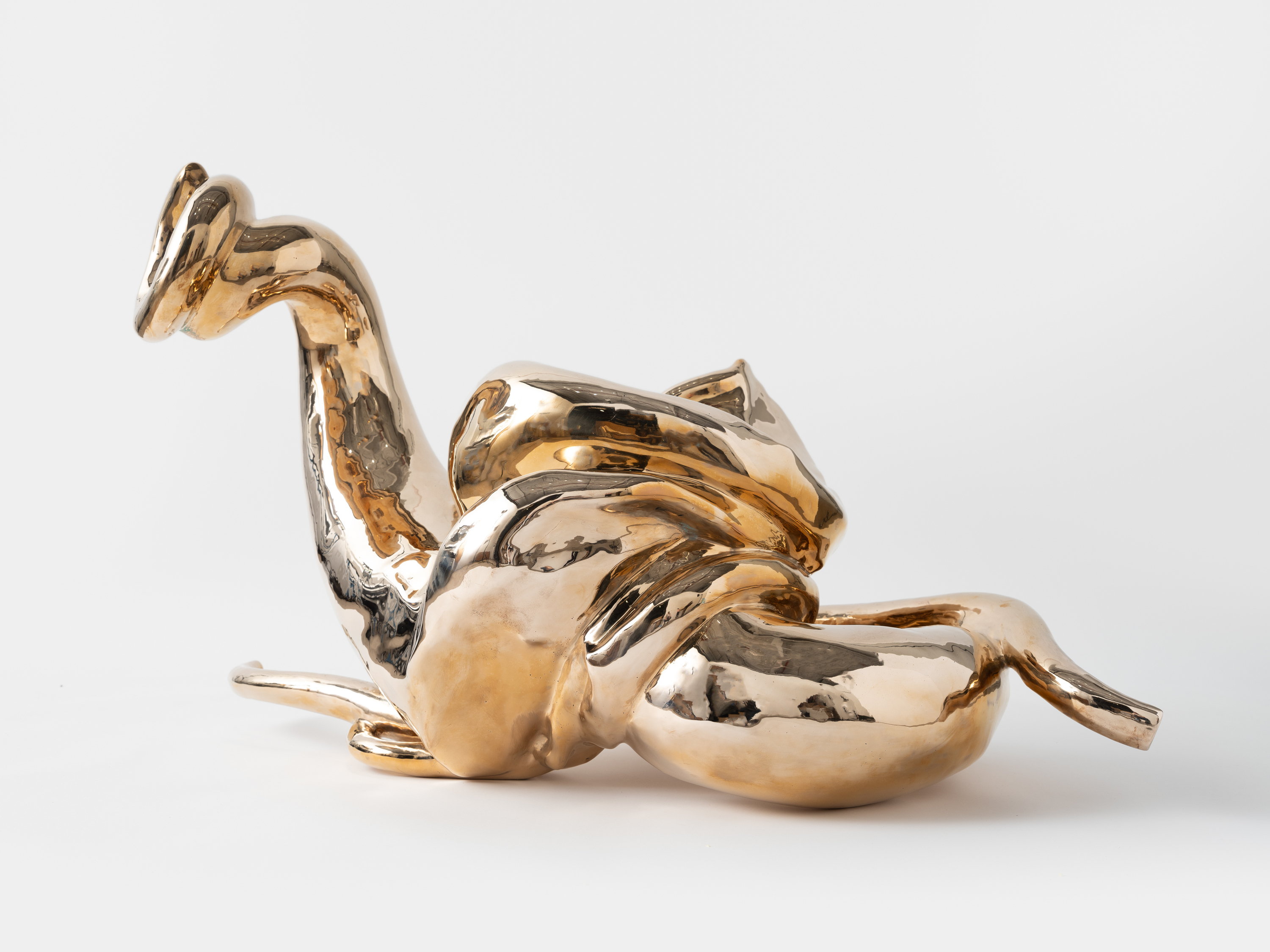 Alma Allen Not Yet Titled, 2024 bronze 28 1/4 x 46 1/2 x 25 1/4 inches 71.8 x 118.1 x...