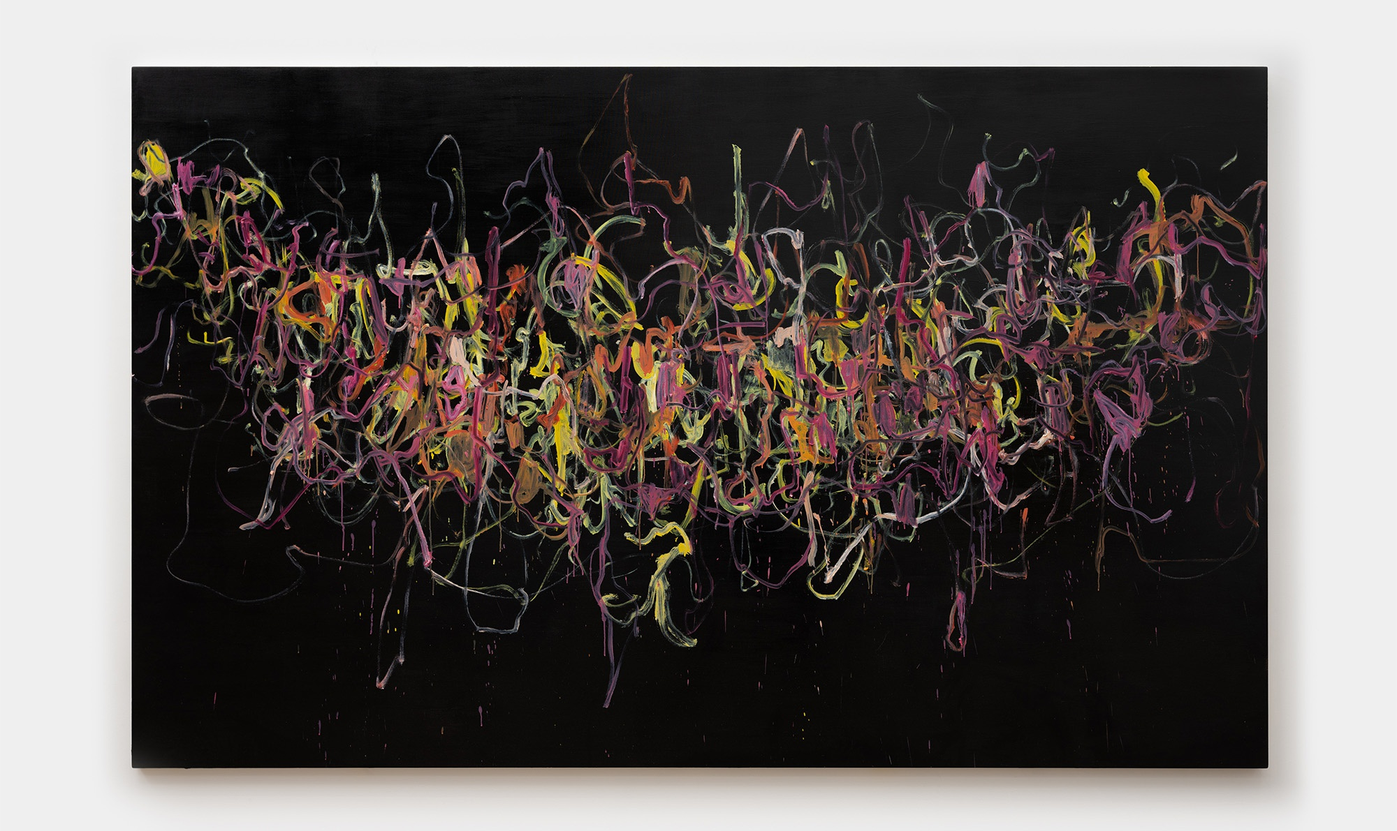 Alma Allen Not Yet Titled, 2024 oil on canvas 83 7/8 x 131 7/8 x 1 5/8 inches 213 x...