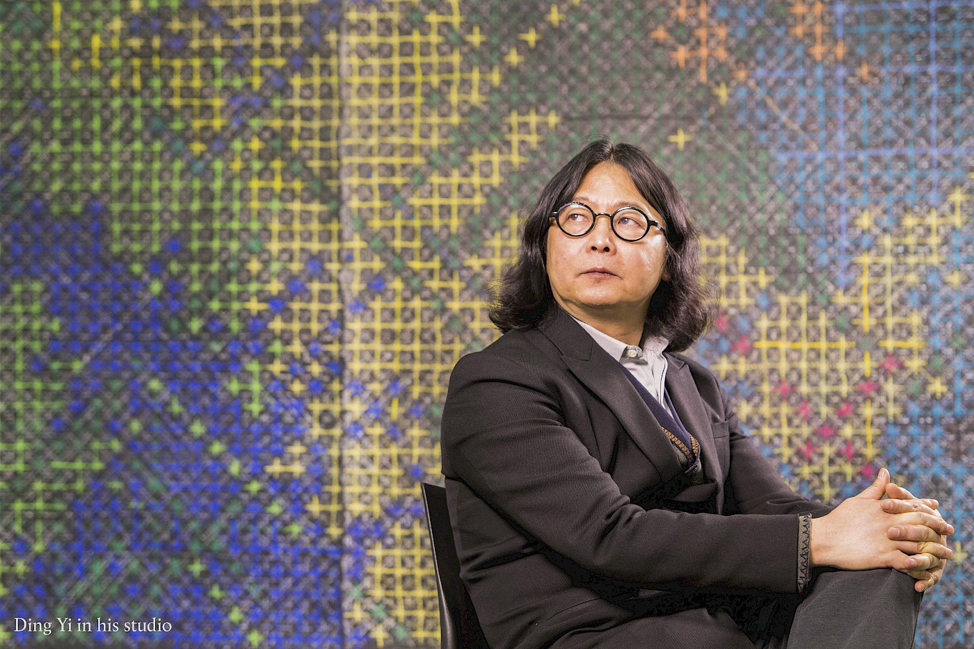 Ding Yi (b.1962) Since the mid-1980s, Ding Yi has developed a singular method of abstraction based on a system of...