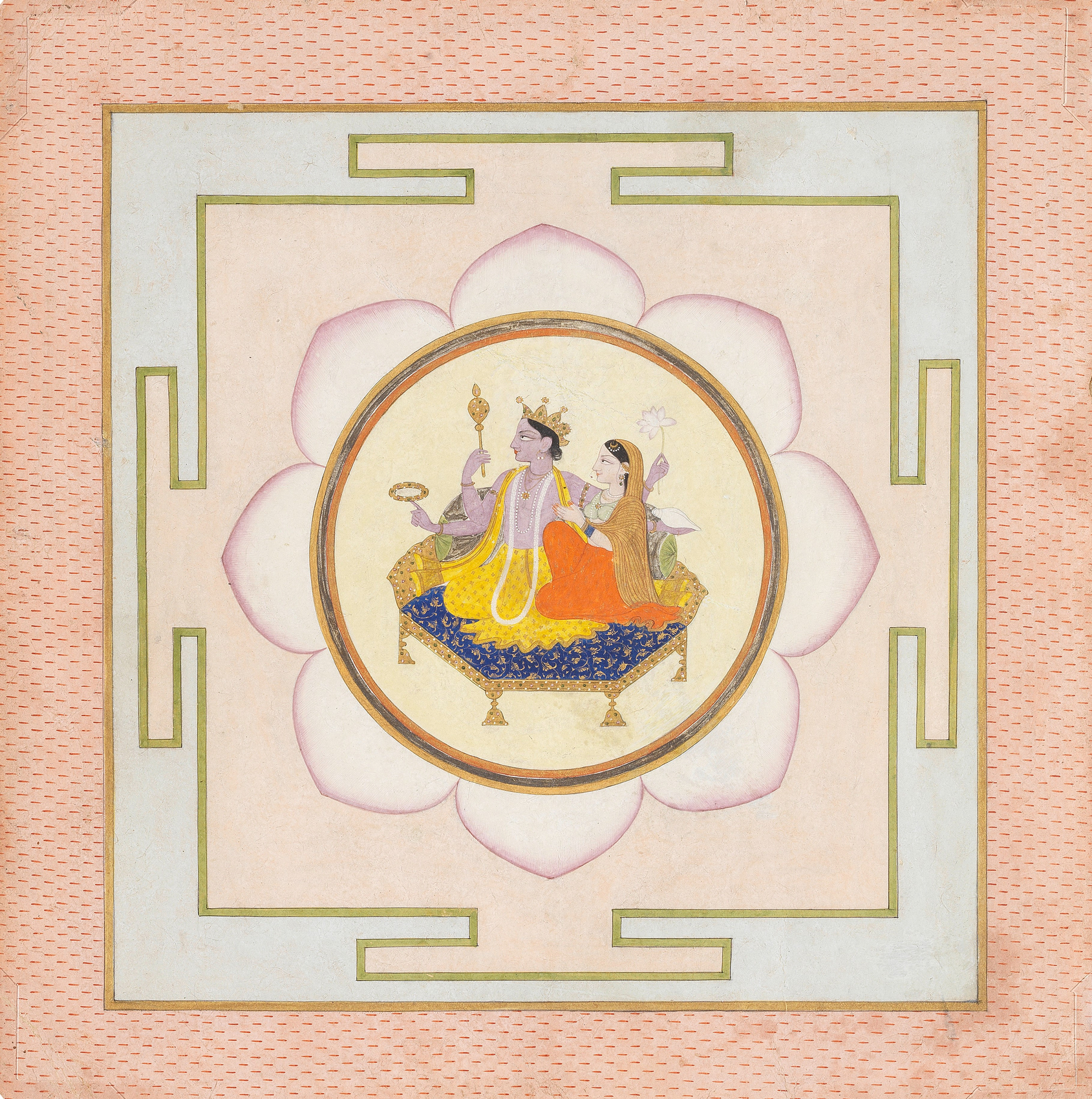 LAKSHMI NARAYANA ENTHRONED