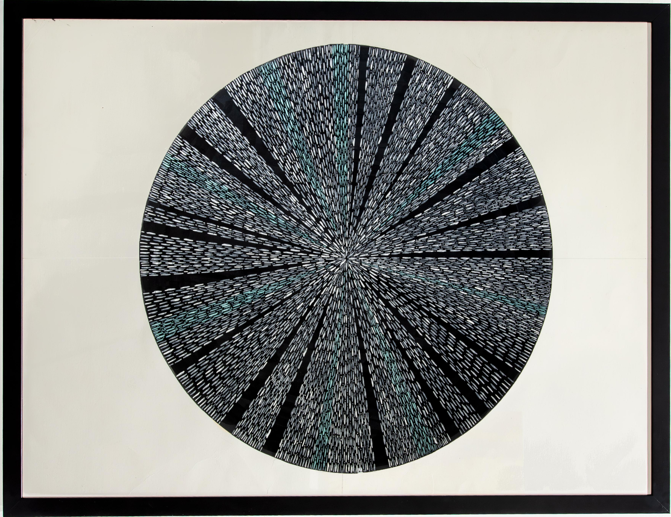 Safdar Ali Qureshi, Untitled, 2024, Gouache on mount paper, 30 x 39 in (76.2 x 99 cm), QSAFD012