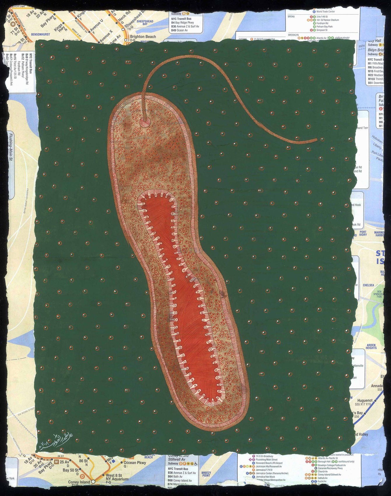 Talha Rathore, Purpose of Life, 2008,&nbsp;Gouache on wasli paper,&nbsp;14 x 11 &frac14; in (35.6 x 28.6 cm), RATTA041