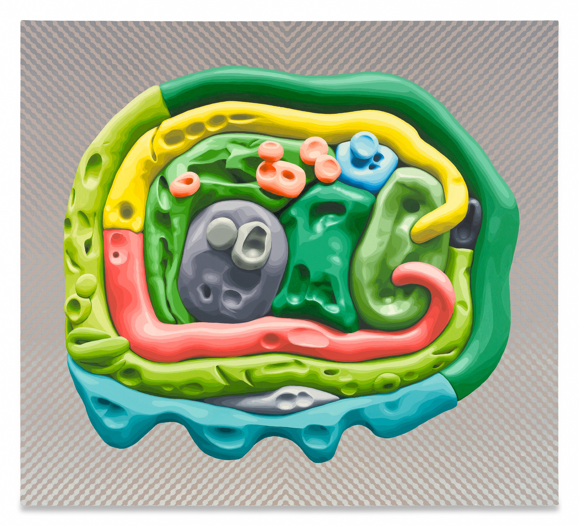 Larvorbivae, 2025, Oil on canvas,