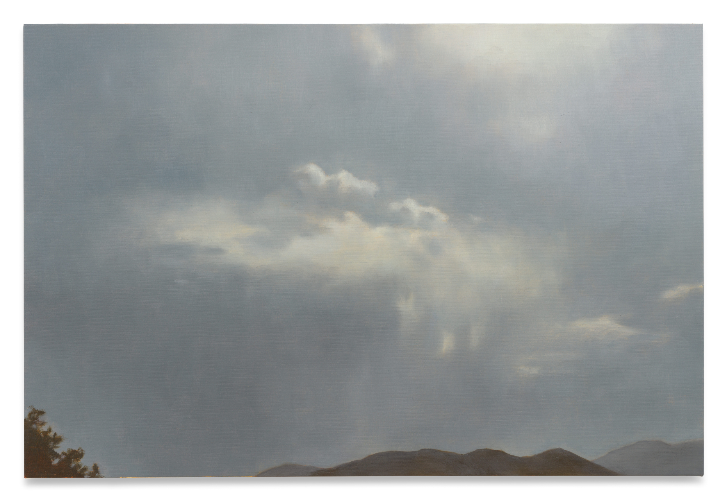 White Sky 1, 2024, Oil on linen,