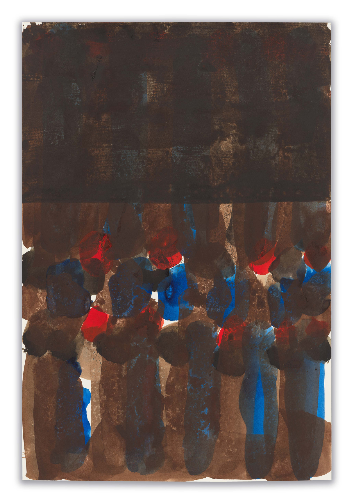 Strata 47, 2025, Watercolor on paper,